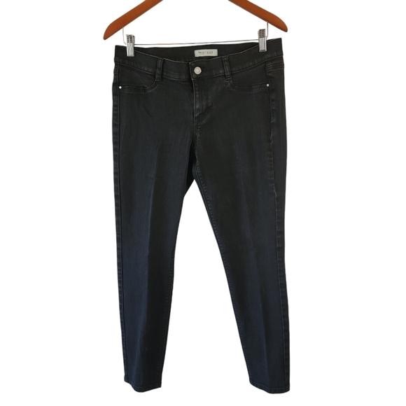 White House Black Market Women Slim Leg Dark Wash Jeans Sz M Whimsygoth Grunge - Picture 11 of 11